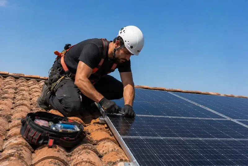 Maintenance et monitoring de panneaux solaires à Salaise-sur-Sanne